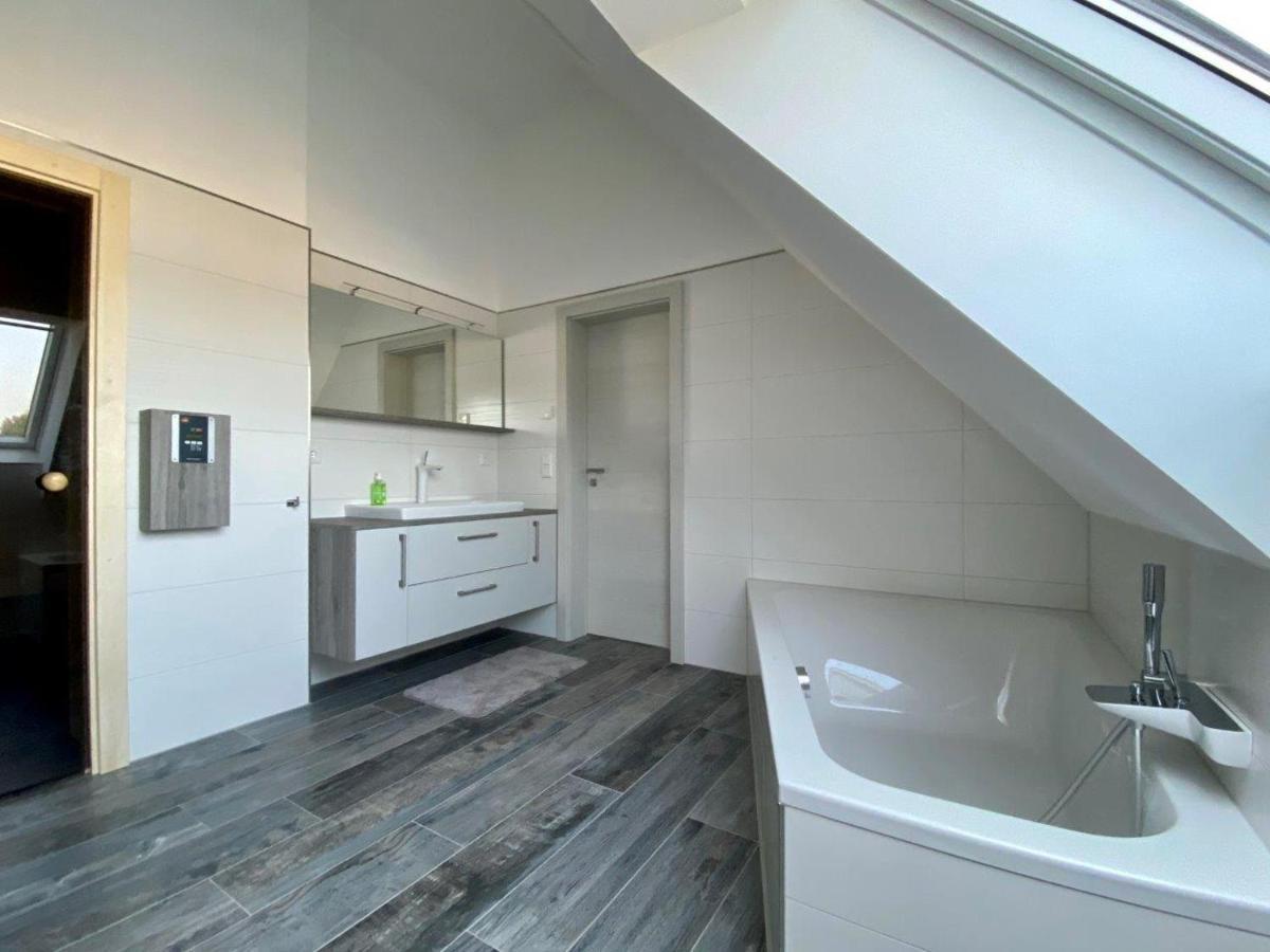 Ferienhaus Seestern Am Harkebruegger See Mit Sauna Und Kamin Barssel  Exteriér fotografie